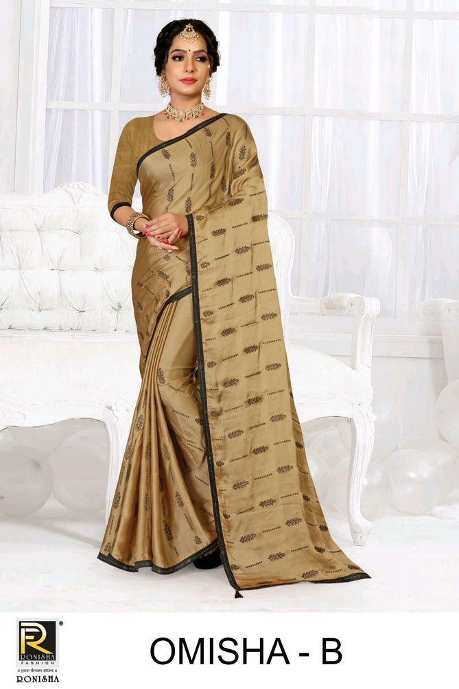 Ronisha Omisha Foil New Exclusive Wear Print Work Latest Saree Collection